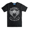 T-Shirt OLDSKULL Express HD Acid N°75 - Skull Bandana - Motorcycle design OBAWI Tee-shirts store