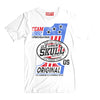 T-Shirt OLDSKULL Express HD N°71 White - Speed racing - Motorcycle design OBAWI Tee-shirts store