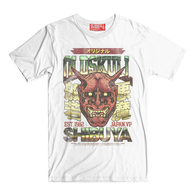 T-Shirt OLDSKULL Express OS N°141- Red Devil - Japanese Style OBAWI Tee-shirts store