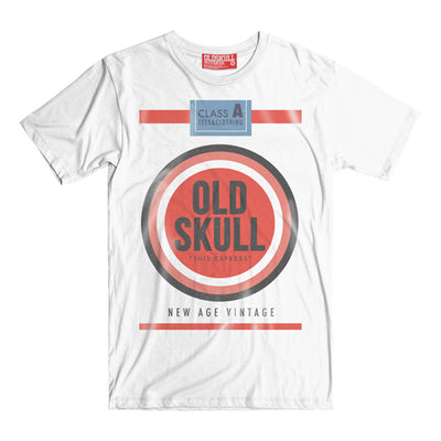 T-Shirt OLDSKULL Express HD N°20 – Red Target - Vintage USA OBAWI Tee-shirts store