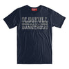 T-Shirt OLDSKULL Express HD N°72 Blue - Dangerous - Vintage USA OBAWI Tee-shirts store