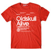 T-Shirt OLDSKULL Ultimate Alive N°480 Red - Japanese Style OBAWI Tee-shirts store